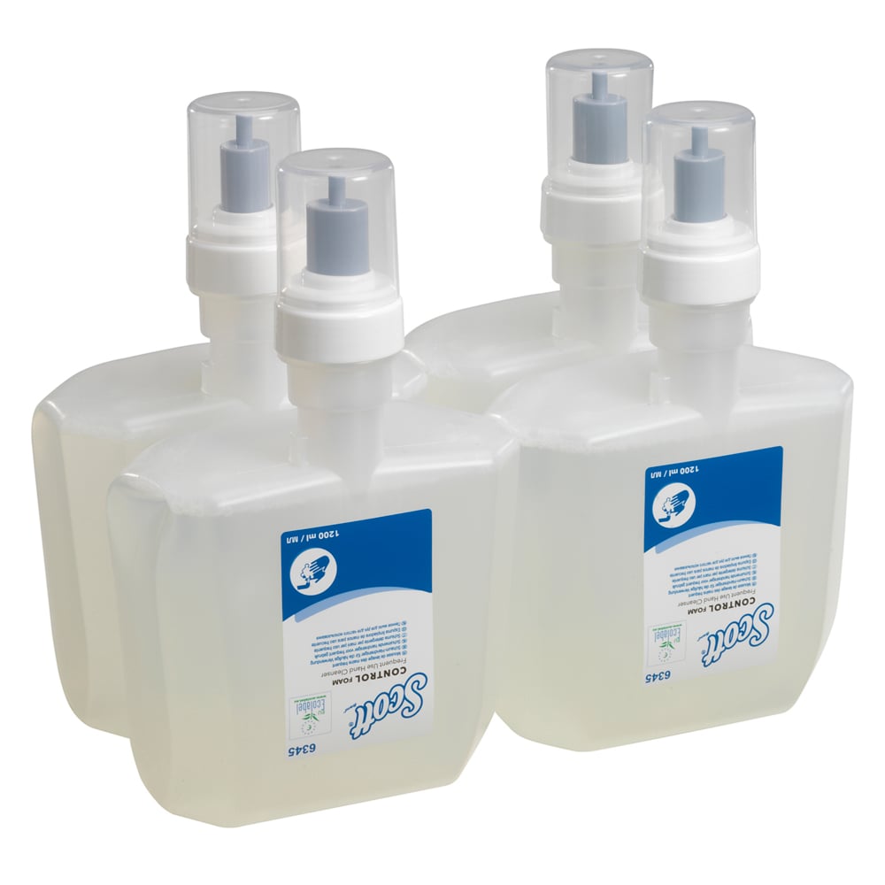 6345 SCOTT Unscented SCOTT Hand Cleaner & Soap Anti-Bacterial - 1.2 L Cassette