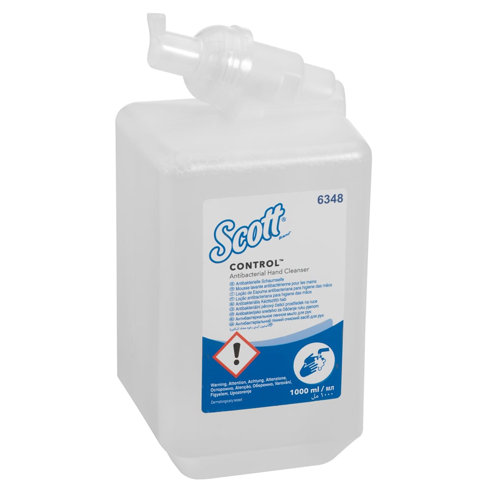 6348 SCOTT Unscented SCOTT Hand Cleaner & Soap Anti-Bacterial - 1 L Cassette