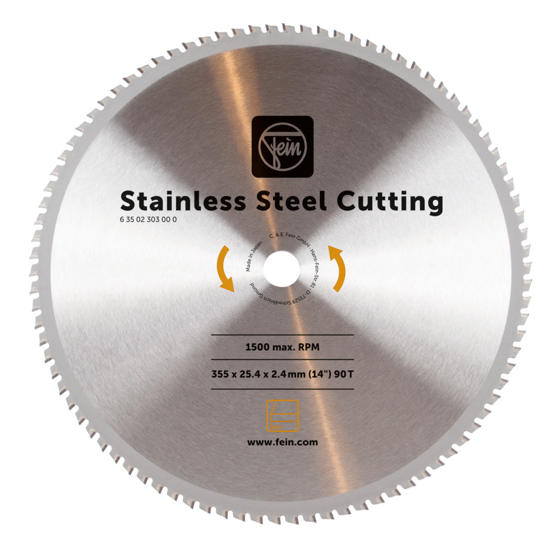 FEIN 90 Teeth Per Inch Stainless Steel 355 mm