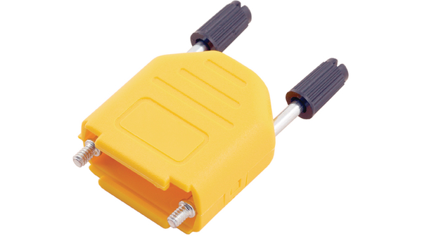 Encitech Connectors DPPK-SLIM Series Plastic Straight D-Sub Backshell, 9 Way