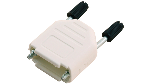 Encitech Connectors DPPK-SLIM Series Plastic Straight D-Sub Backshell, 9 Way