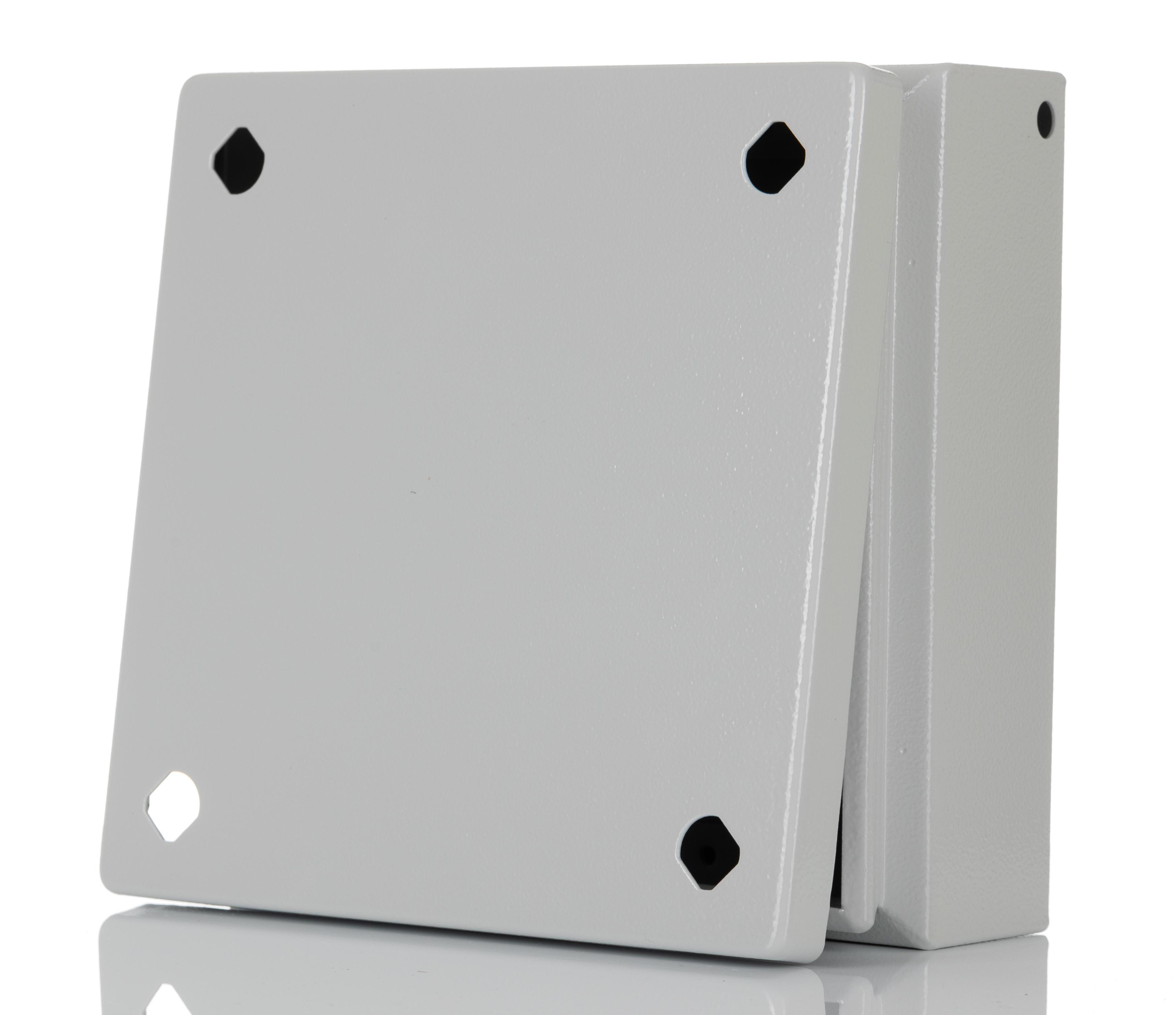 1516000 Rittal Kx, Steel Enclosure, 200 x 200 x 80mm