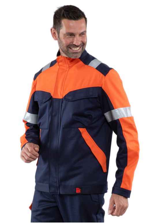 DMD 63602OCMVT Orange, Breathable, Durable, Strain Resistant Jacket Zipper, XL 1 EA