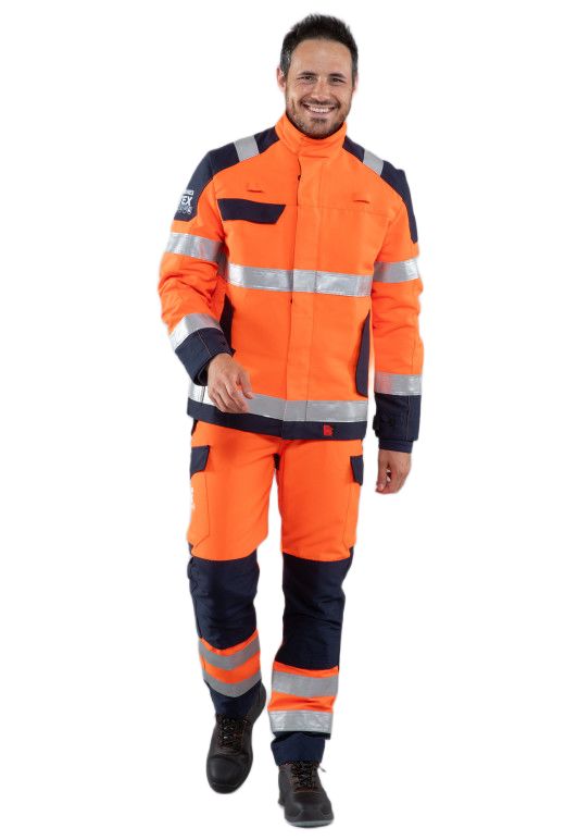 DMD 6361000ATXT Orange Unisex Hi Vis Jacket, 1