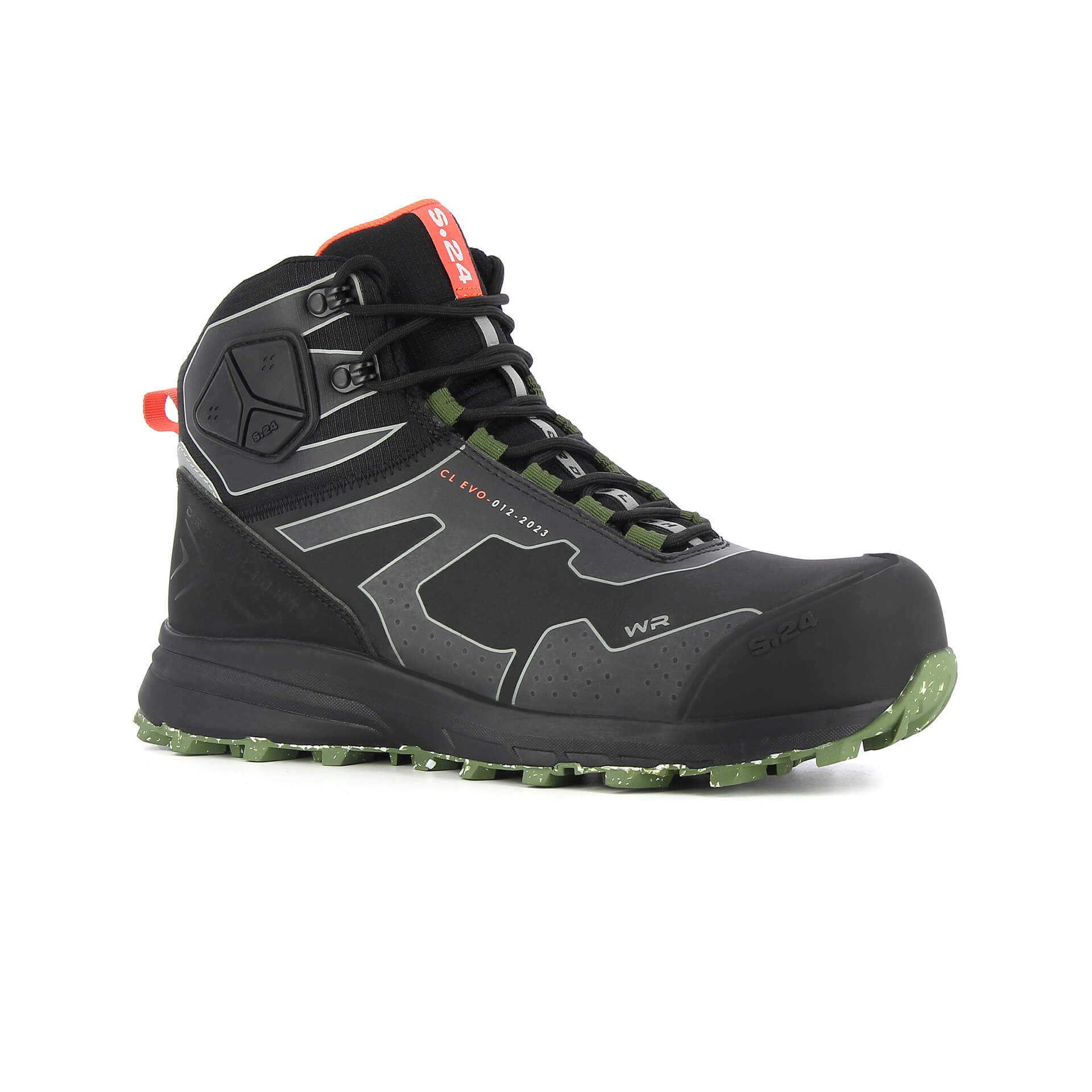 S.24 NORTH Men's Black Composite Safety Shoes, UK 5, EU 39