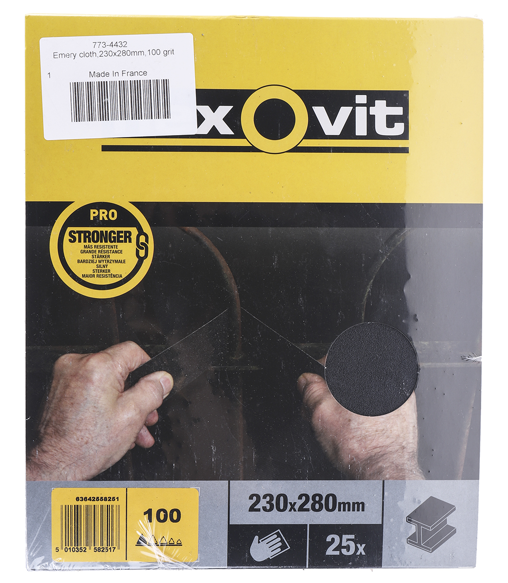 Flexovit , 280 mm 230mm, P100 Grit, Medium Grade