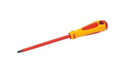 SAM Pozidriv Insulated Screwdriver, 5.5 mm Tip, VDE/1000V
