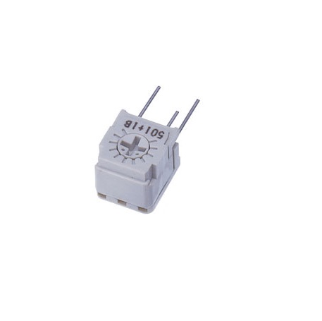 Through Hole Trimmer Potentiometer 0.5W Side Adjust Nidec Components