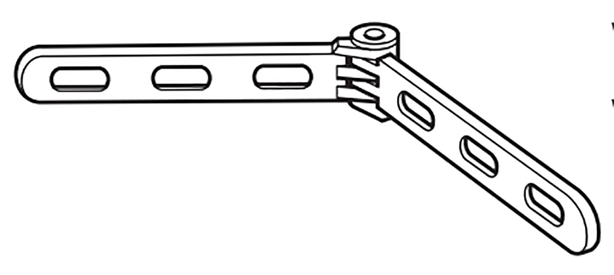 Cablofil International Hinged Coupler Polyvinyl Chloride Cable Tray Accessory, 150mm Width