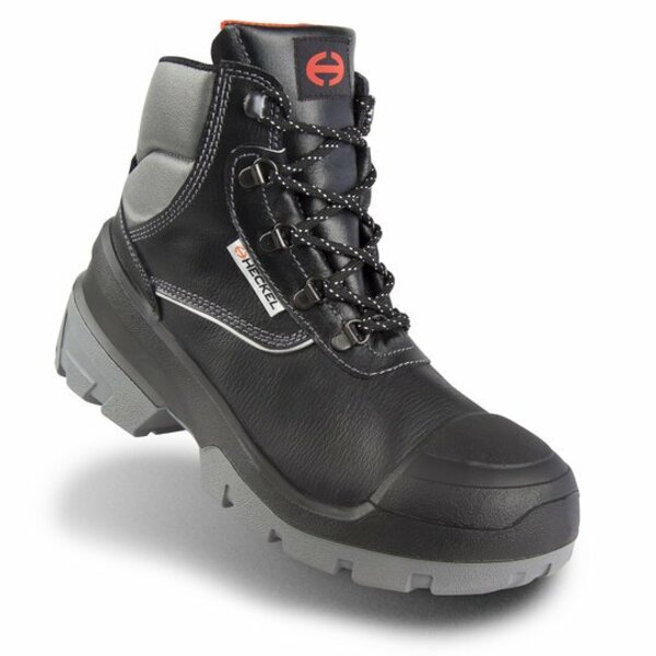 Heckel XXL PRO Black Stainless Steel Toe Capped Men's Safety Boots 5, EU 38 EN ISO 20345