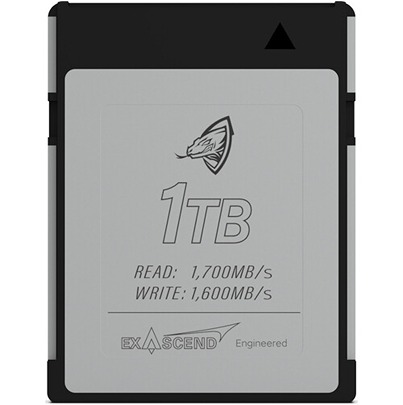 Exascend EXPC3E001TBI CFexpress Type B 1 TB 3D TLC Compact Flash Card