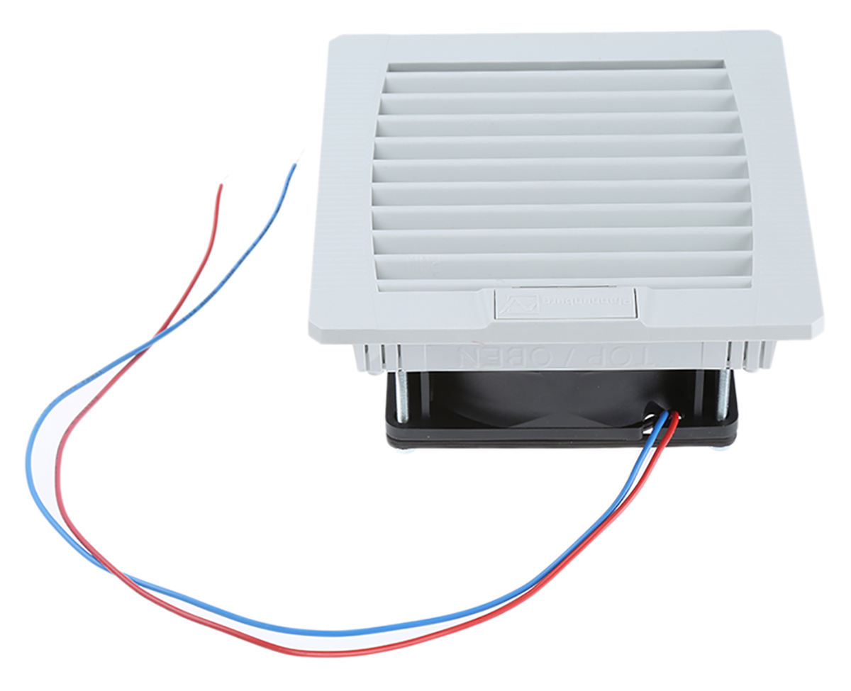 11611851055 Pfannenberg PF 11.000 Series Filter Fan, 12 V dc, DC Operation, 12m³/h Filtered, 19m³/h Unimpeded, IP54, 109 x 109mm