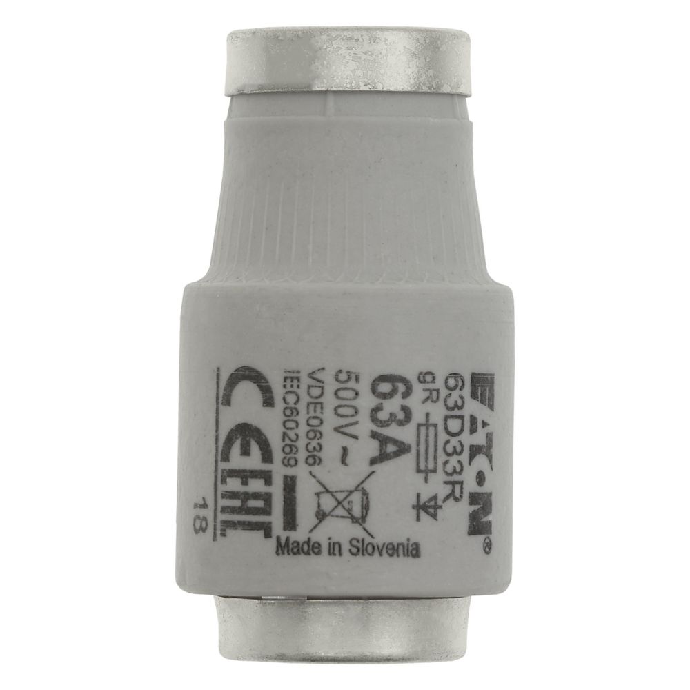 Eaton 63A D3 Bottle Fuse, gR, 500V