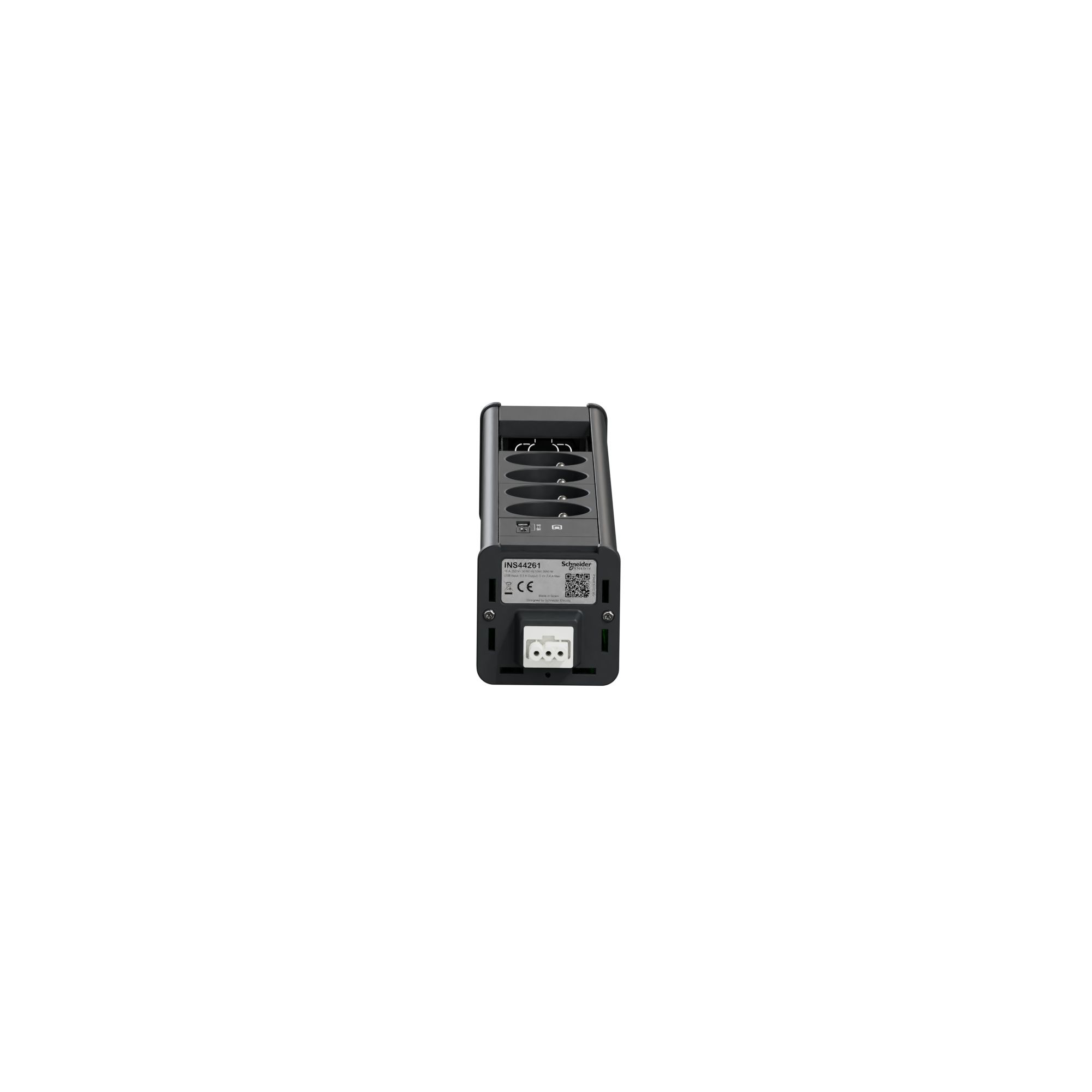 ins44261 Schneider Electric Desk Unit System, 421mm, 16A, Unica system+ Series