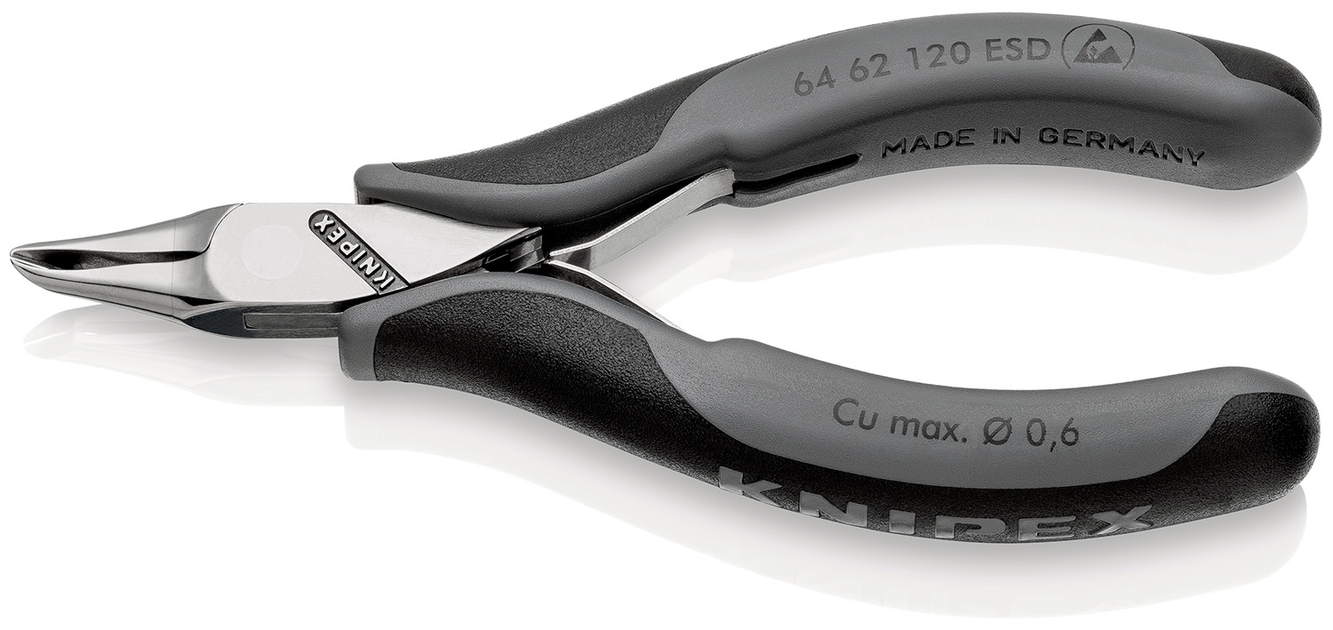 Knipex 64 62 ESD Small Bevel ESD Safe Oblique Cutter