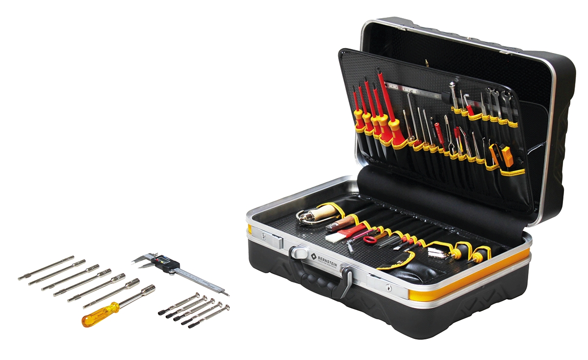 Bernstein 65 Piece Electronics Tool Kit with Case VDE/1000V Approved