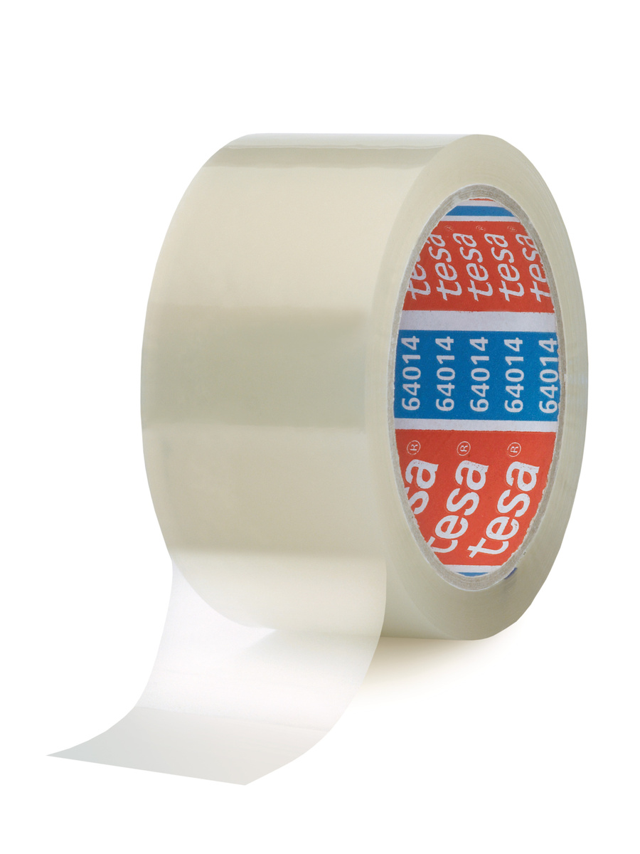Tesa Transparent 64014 Packing Tape, 66 m  x  50mm