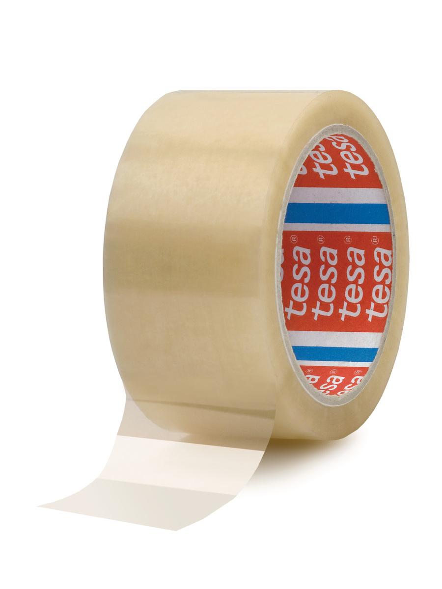 Tesa Brown 64044 Packing Tape, 66 m  x  75mm