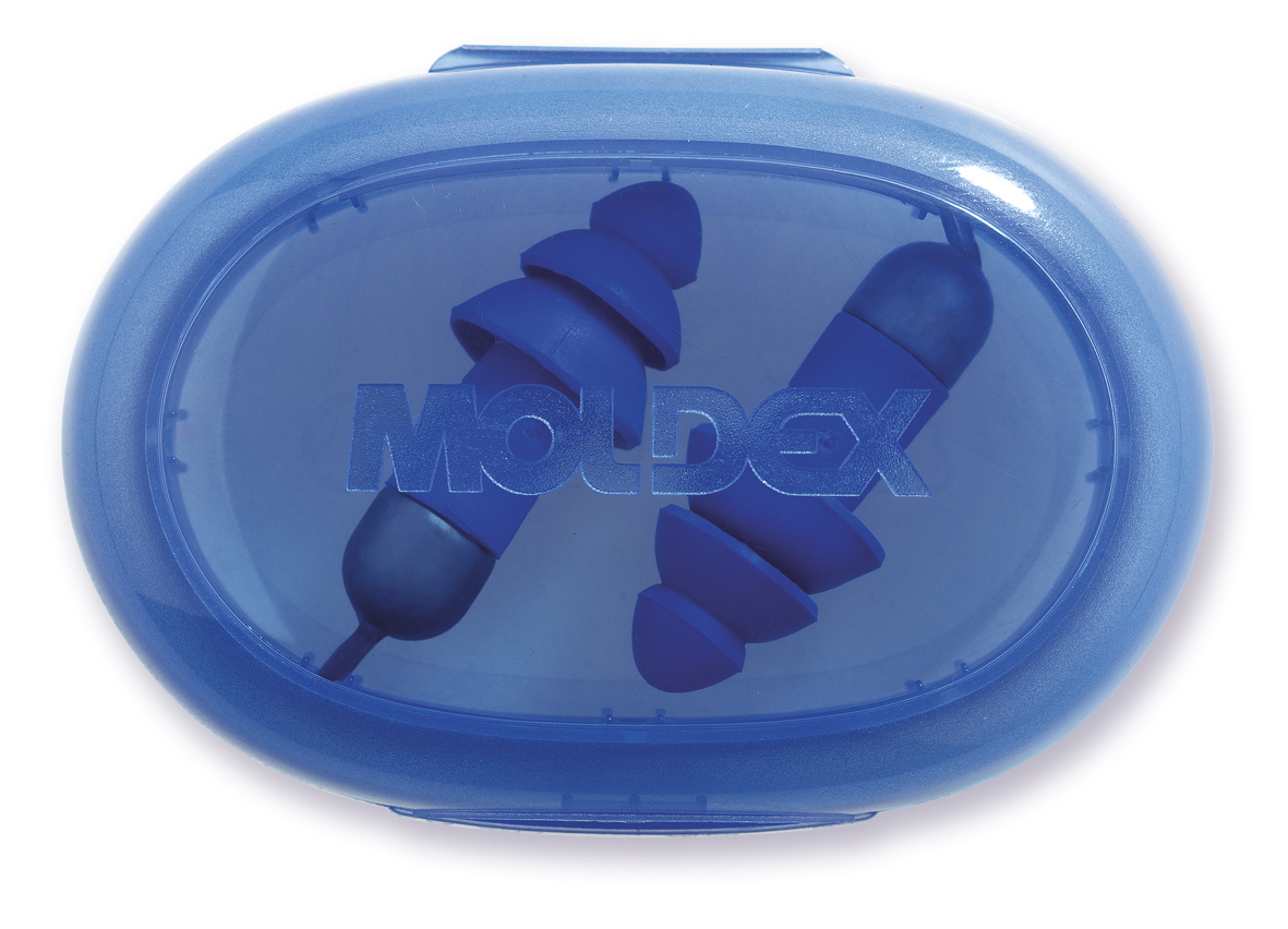 640901 Moldex Rockets Full Detect Series Blue Reusable Ear Plugs, 27 dB Rated Metal Detectable 1