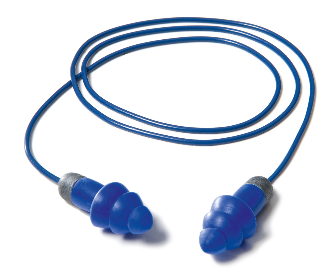 640901 Moldex Rockets Full Detect Series Blue Reusable Ear Plugs, 27 dB Rated Metal Detectable 1