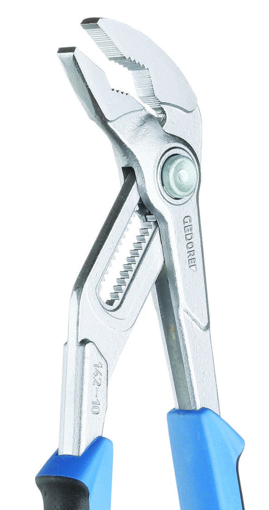 6416340 Gedore Water Pump Plier, 200 mm Overall Long Slim Jaw, 39mm Jaw ESD Safe