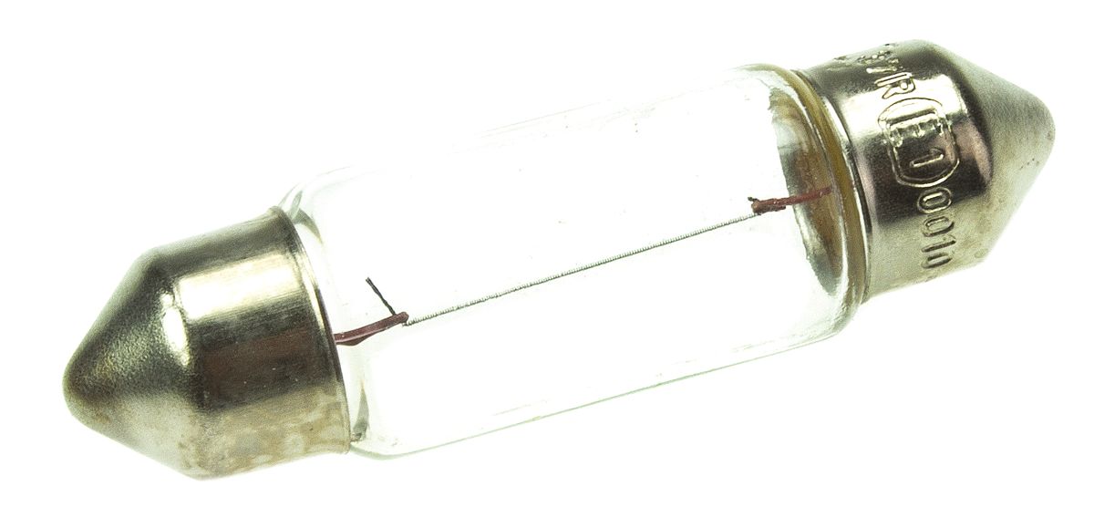 Osram SV8.5-8 Automotive Incandescent Lamp, Clear, 12V, 2000 h