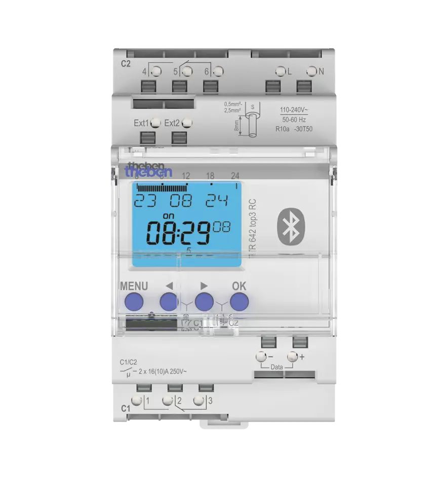 Theben Digital TOP3 Time Switch, 2-Channel 230V ac