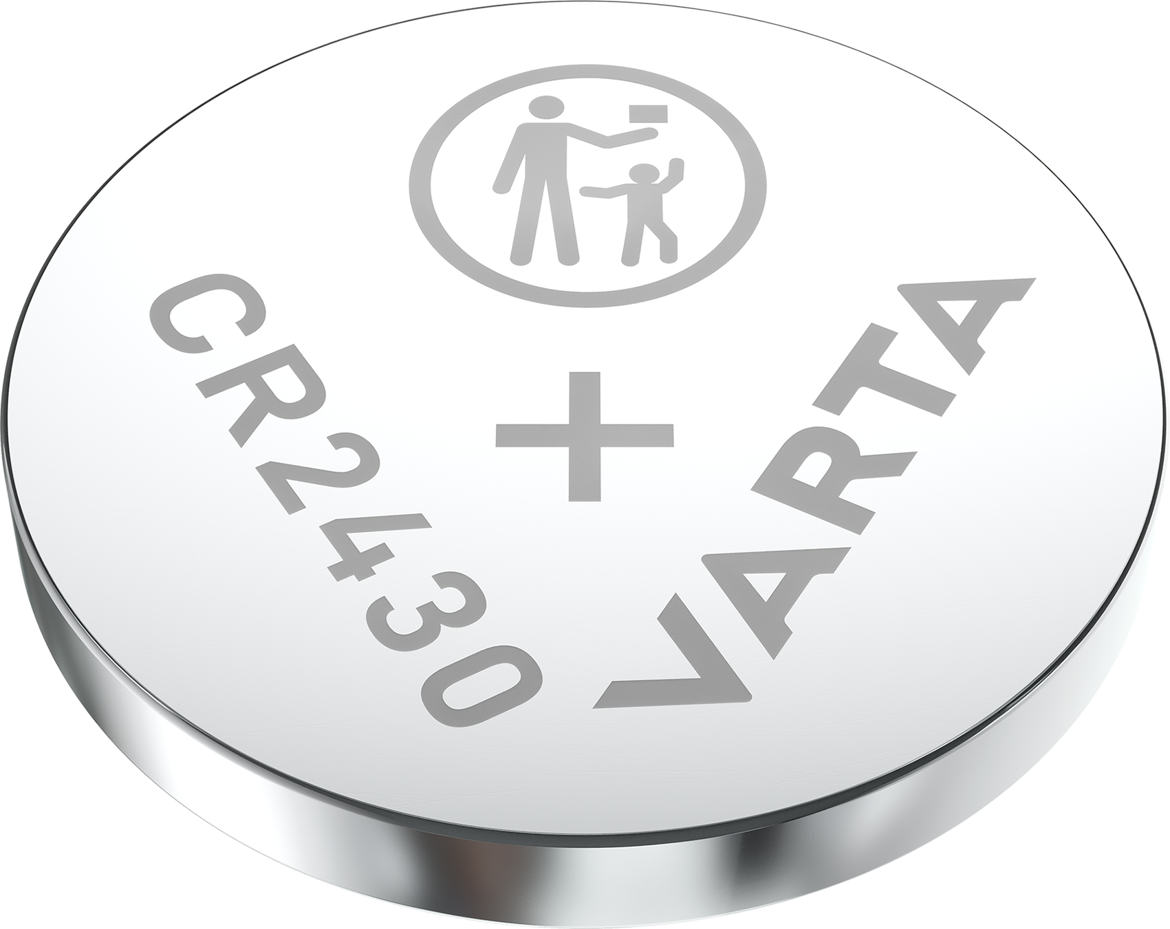 6430101402 Varta CR2430 Coin Battery, 3 V, 24.5 mm Diameter, 2 Pack