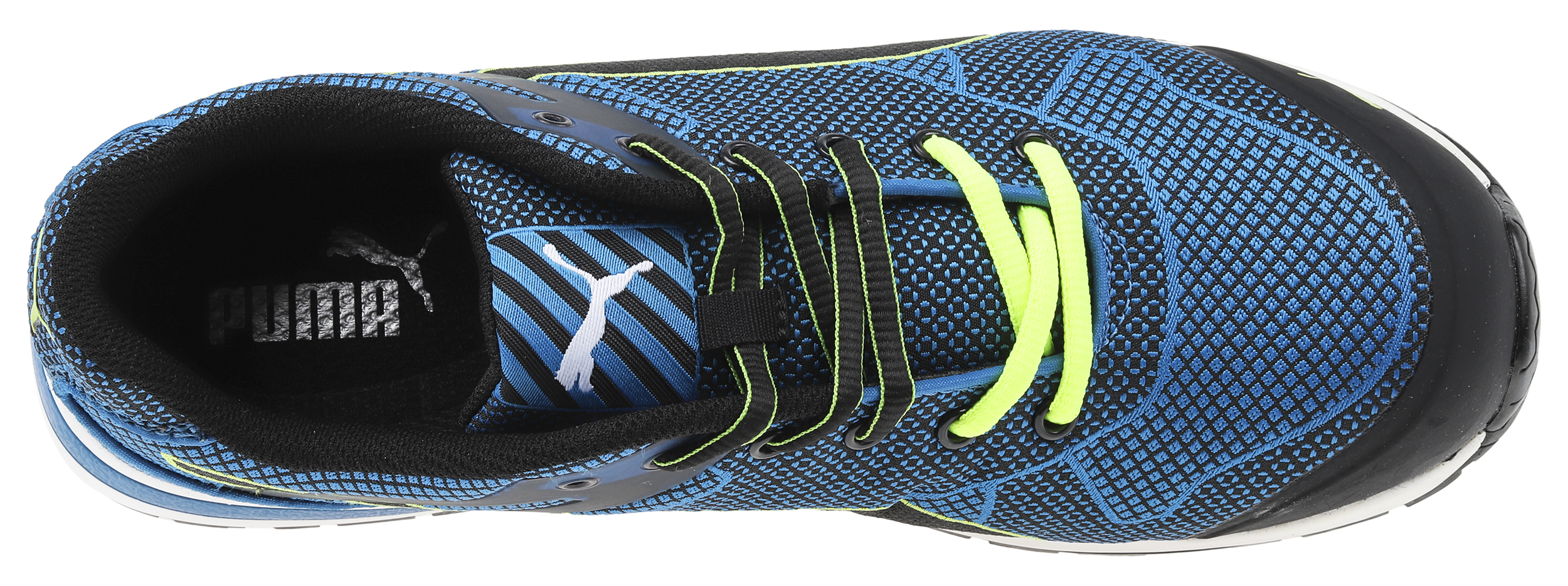 643060 Puma Safety Blaze Knit Men's Blue Steel Safety Trainer, UK 8, EU 42