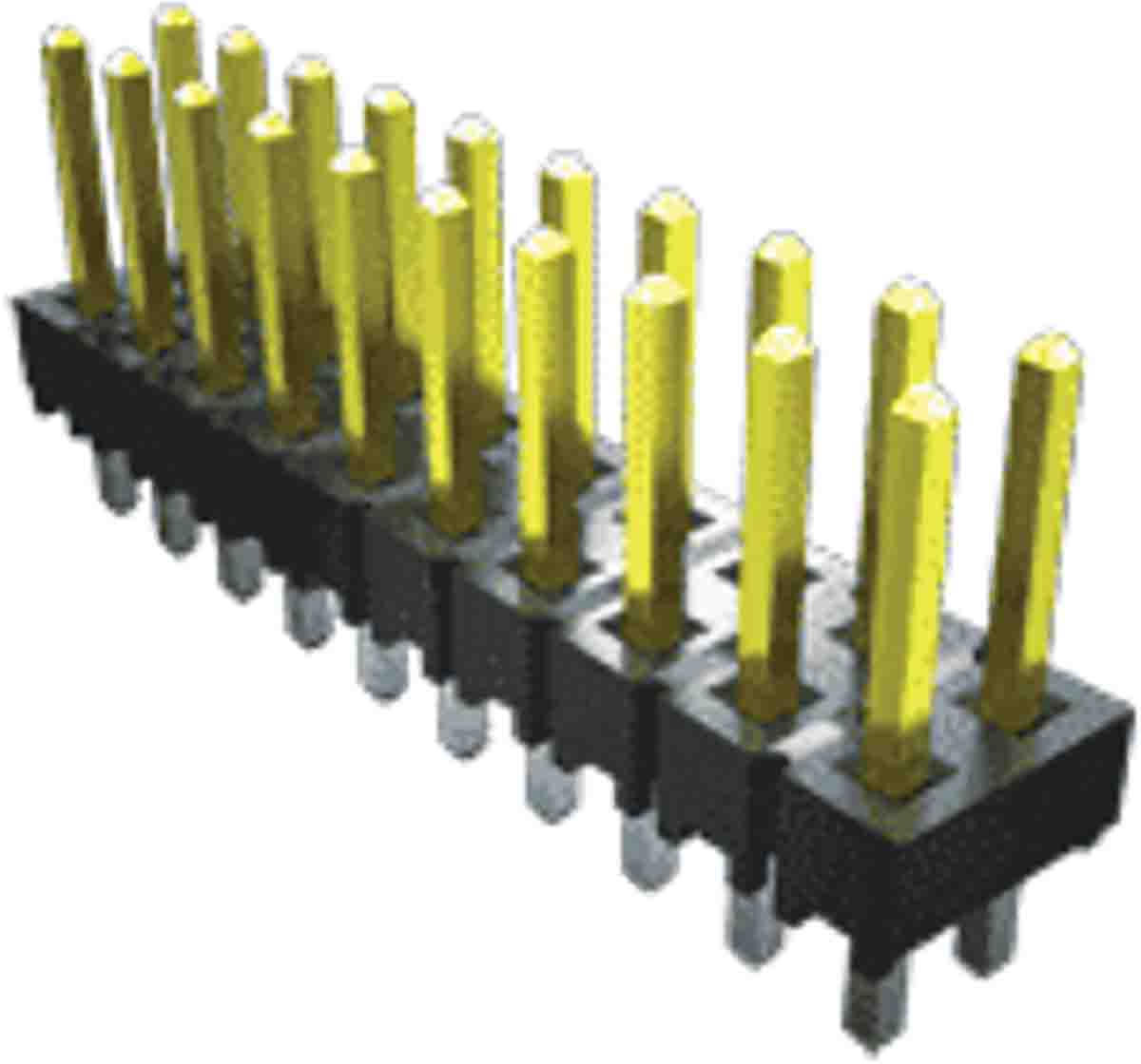 Samtec TSW Series Straight Through Hole Pin Header, 1 Contact(s), 2.54 mm Pitch, 1 Row, Unshrouded