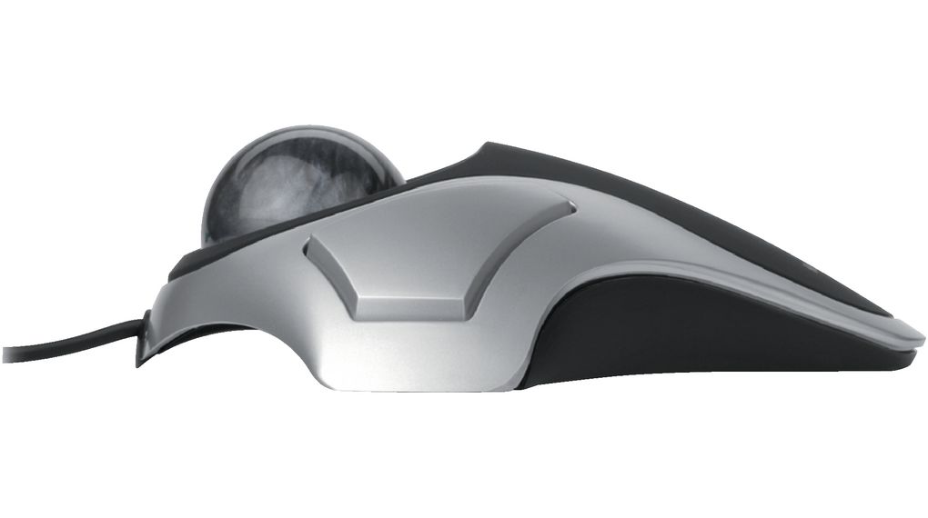 64327eu Kensington 64327EU 2 Button Wired Track Ball Optical Mouse Black, Silver