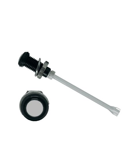 RHD-1890-F9PD67PR Bivar, Panel Mount Vertical LED Light Pipe, Diffused Round Lens