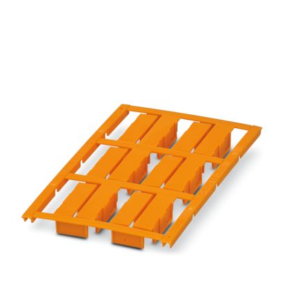 Phoenix Contact UC-WMC Clip On Cable Marker, Orange, Pre-printed "Unlabeled", 4.2 → 5.6mm Cable, for Conductors,