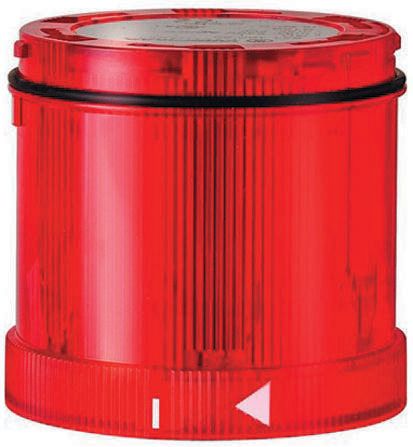 Werma 644 Series Red Flashing Effect Beacon Unit, LED Bulb 230V ac, AC, IP65