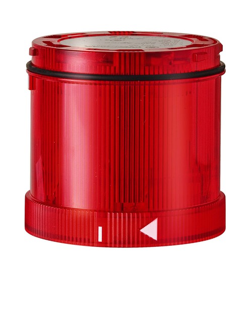 Werma 644 Series Red Rotating Effect Beacon Unit, LED Bulb 24V ac/dc, AC/DC, IP65