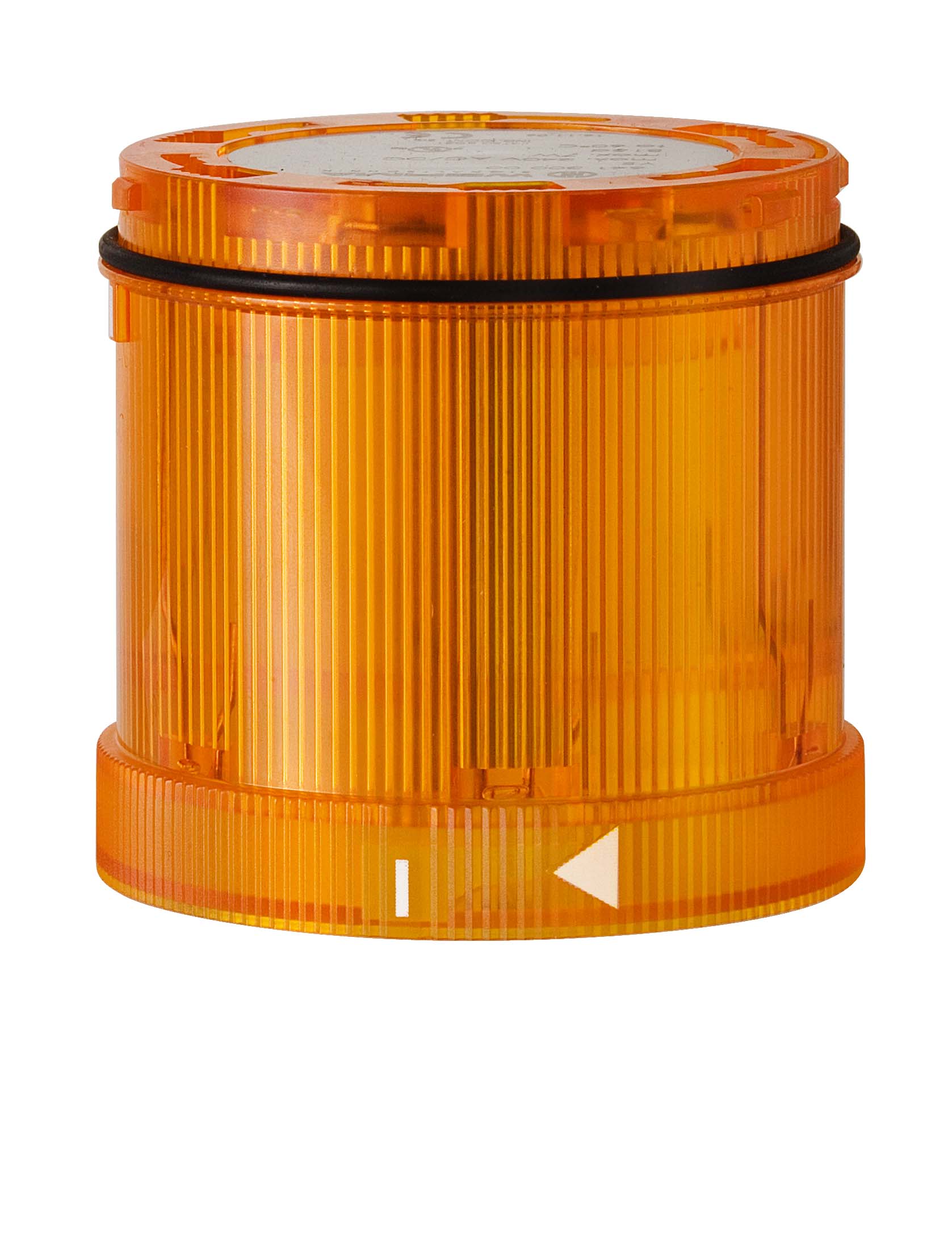 Werma KS71 Series Yellow Continuous Effect Flashing Light Element, LED Bulb 12V, DC, IP65