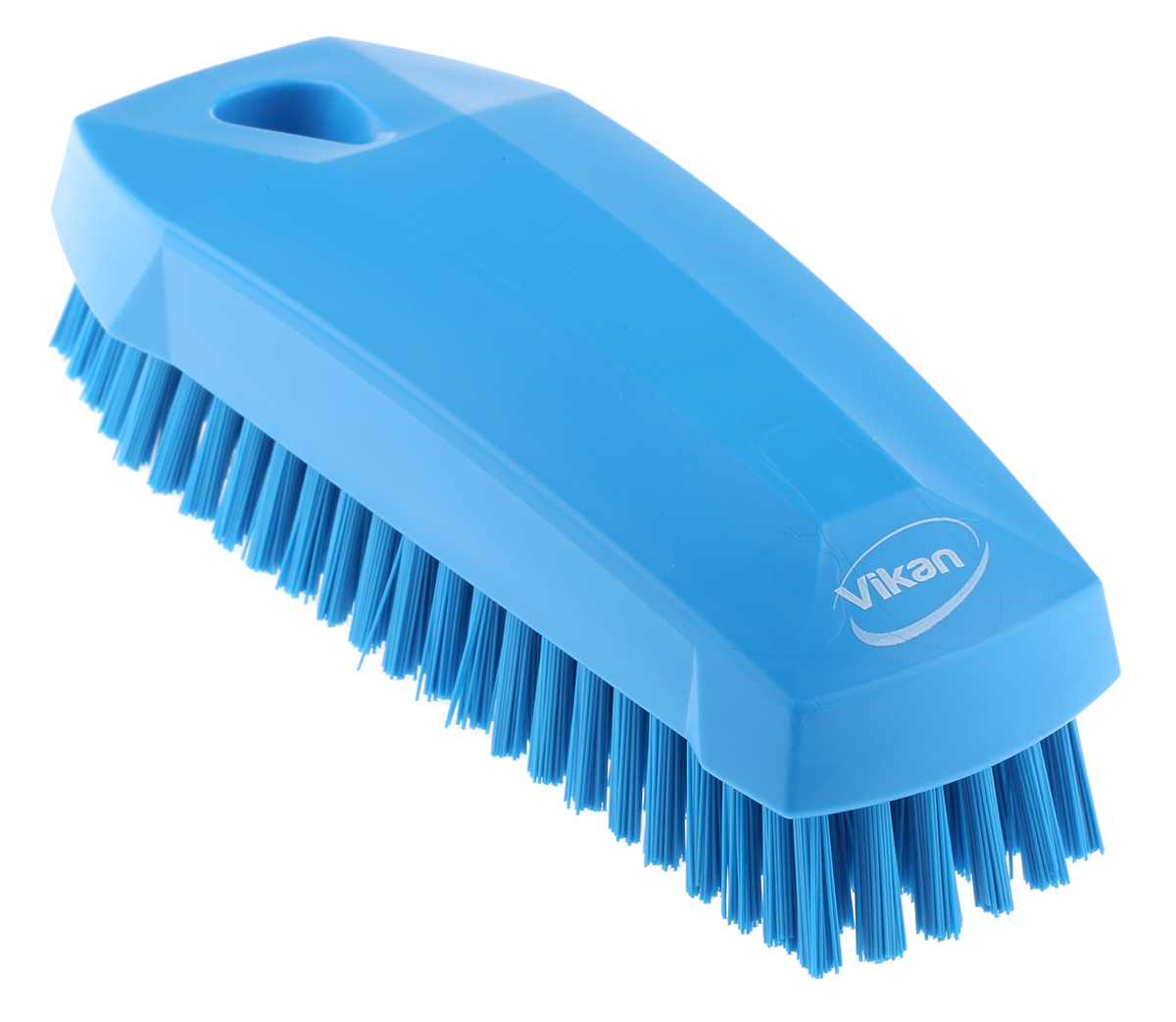 Vikan Blue Scrubbing Brush, 17 mm bristle length, Polyester bristle material