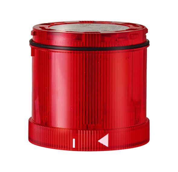 Werma 644 Series Red Flashing Effect Signal Tower, LED Bulb 24V dc, DC, IP65