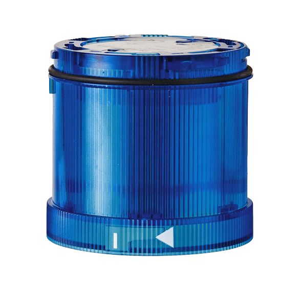 Werma 644 Series Blue Flashing Effect Signal Tower, LED Bulb 24V dc, DC, IP65
