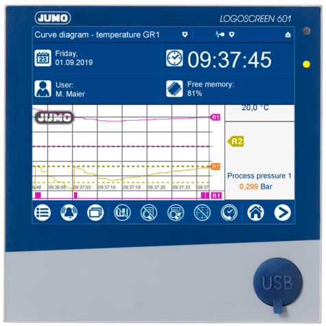Jumo 645110 Software for use with JUMO LOGOSCREEN 600