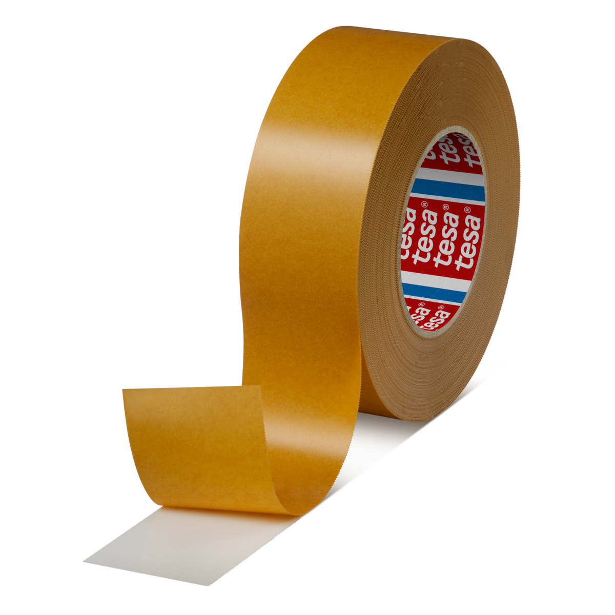 Tesa 64620-00003-00 64620 White Double Sided Tape, 0.185 mm Thick, 14.5N/cm 30N/cm, Polypropylene Backing, 25mm x 25 m