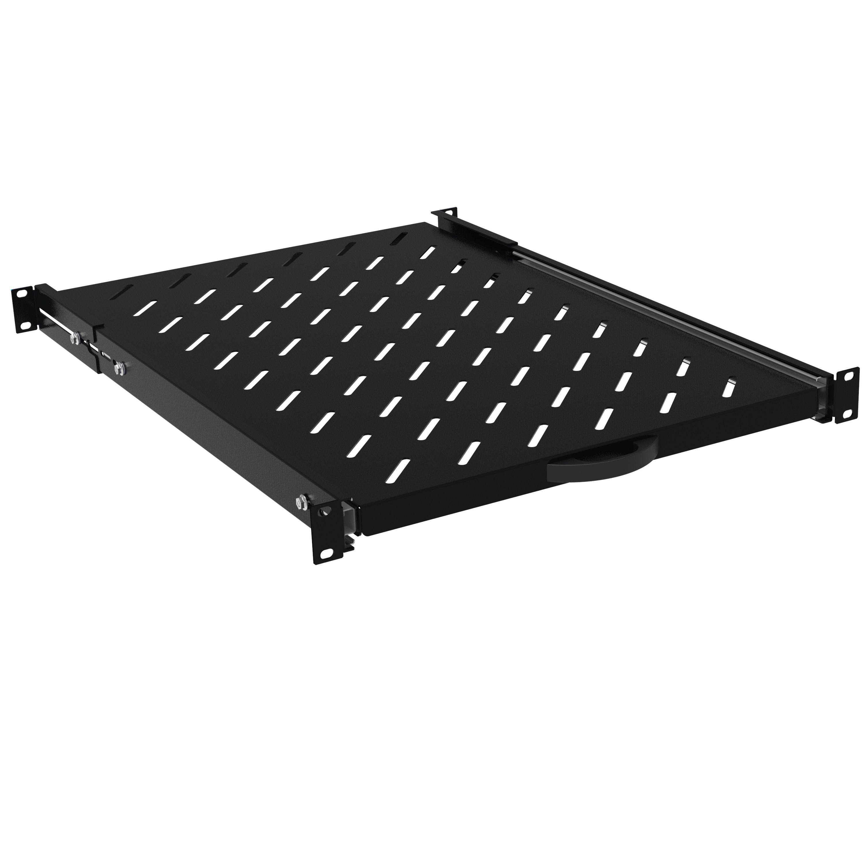 Legrand Linkeo Series Black Shelf, 1 U, 30kg Load, 486mm x 425 mm x 600 mm x 410 mm