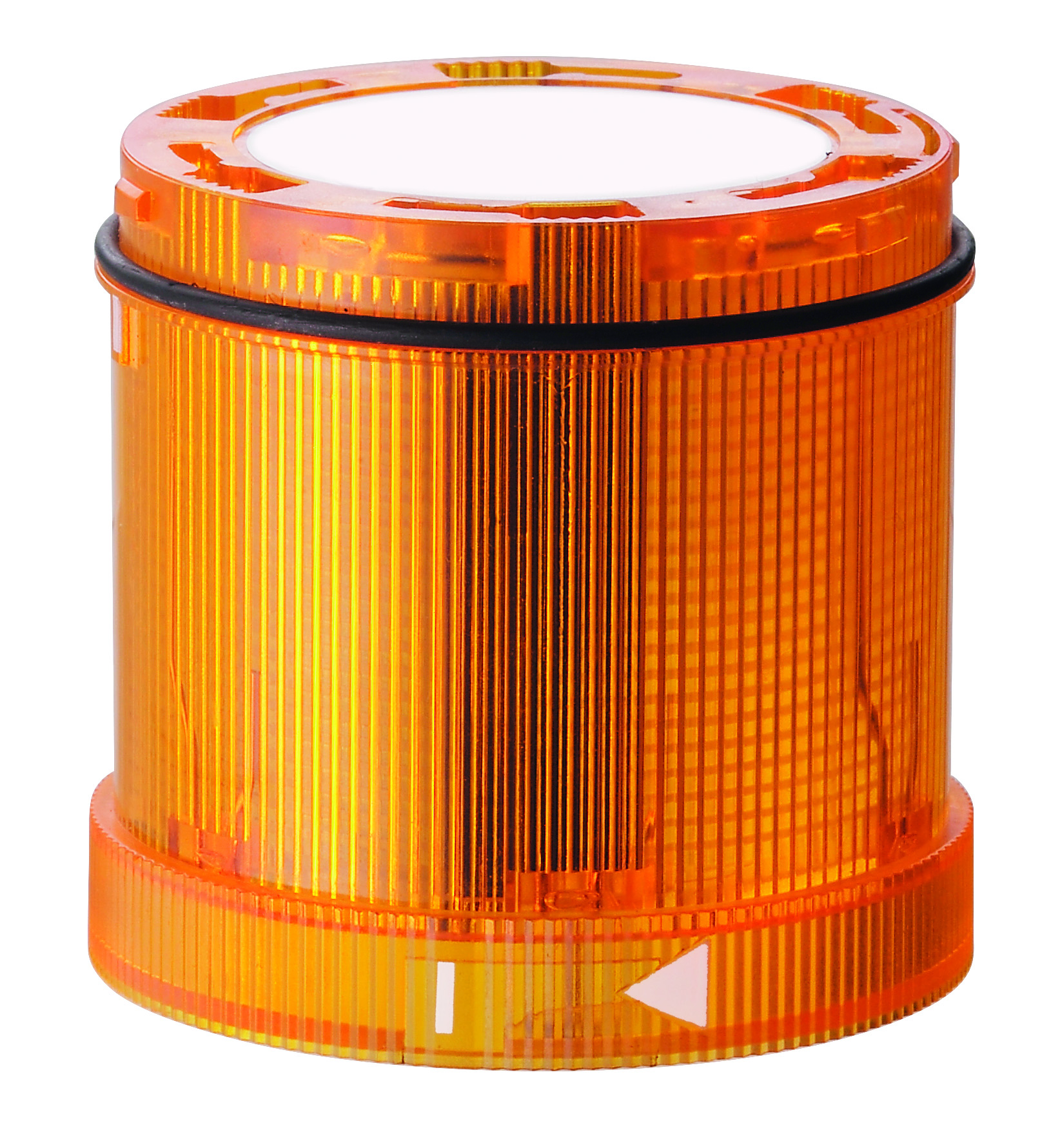 Werma KS72 Series Yellow Flashing Effect Flashing Light Element, LED Bulb 24V, DC, IP65