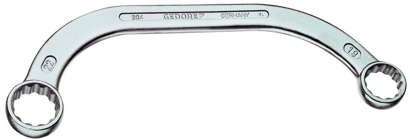 Gedore Ring Spanner 19x22 mm, 230 mm Overall