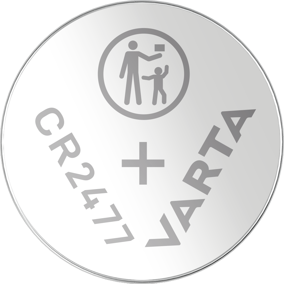 Varta CR2477 Coin Battery, 3 V, 24.5 mm Diameter