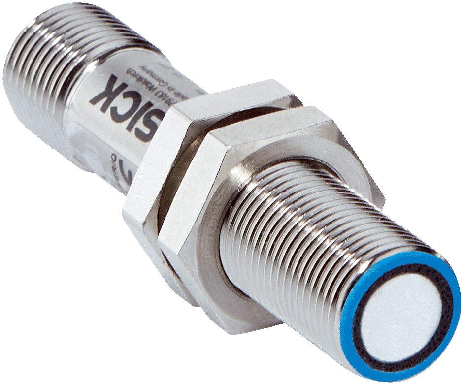 SICK Ultrasonic Threaded Barrel Proximity Sensor, M12, 40 - 240 mm Detection 0-10 V, 15 → 30 V
