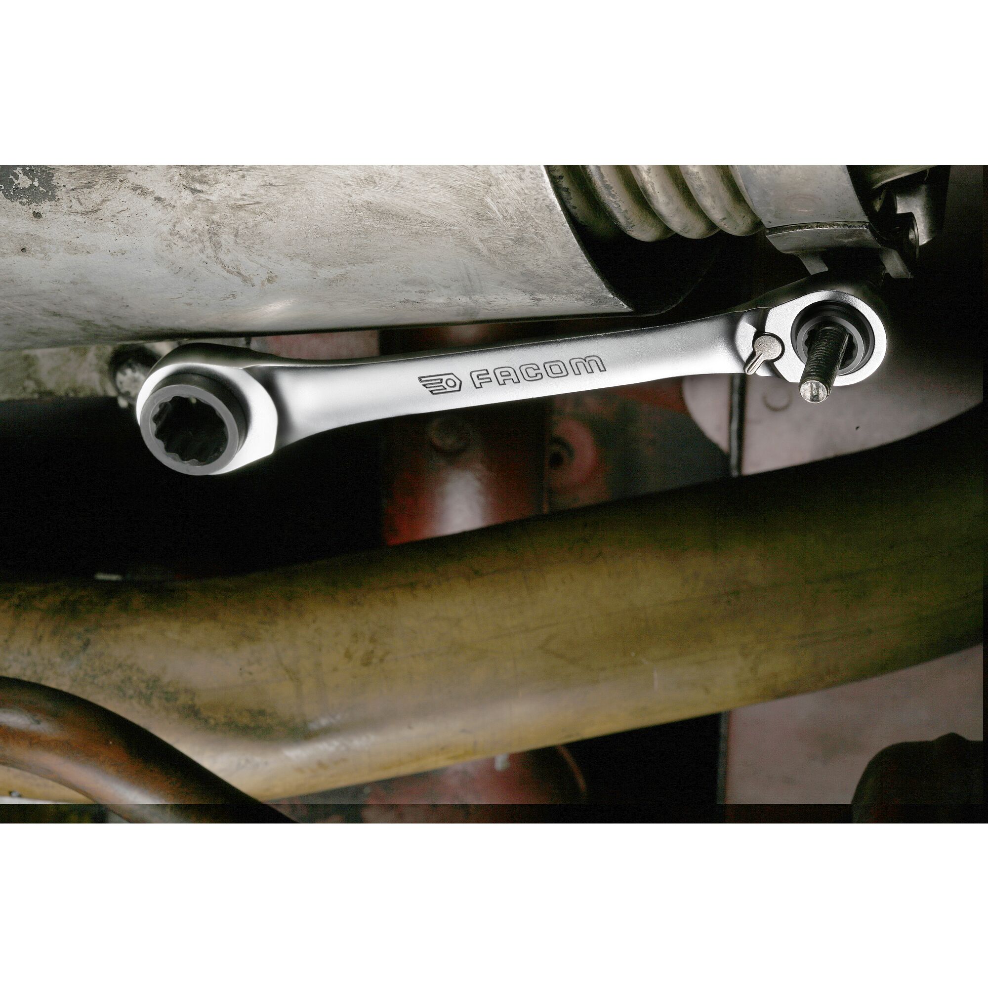 64cj2pb Facom 2-Piece Spanner Set, 8 to 19 mm, Steel