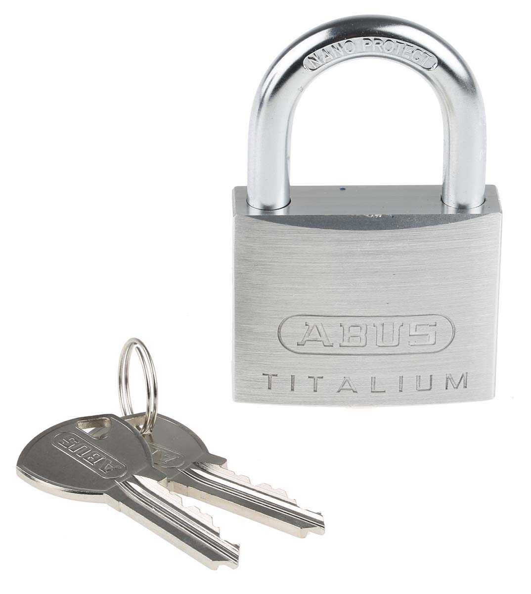 ABUS Keyed Titalium Weatherproof Padlock Weatherproof, 8 mm Shackle, 50mm Body
