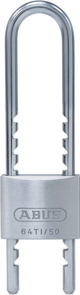 ABUS Key Titanium Padlock Weatherproof, 8 mm Shackle, 50mm Body
