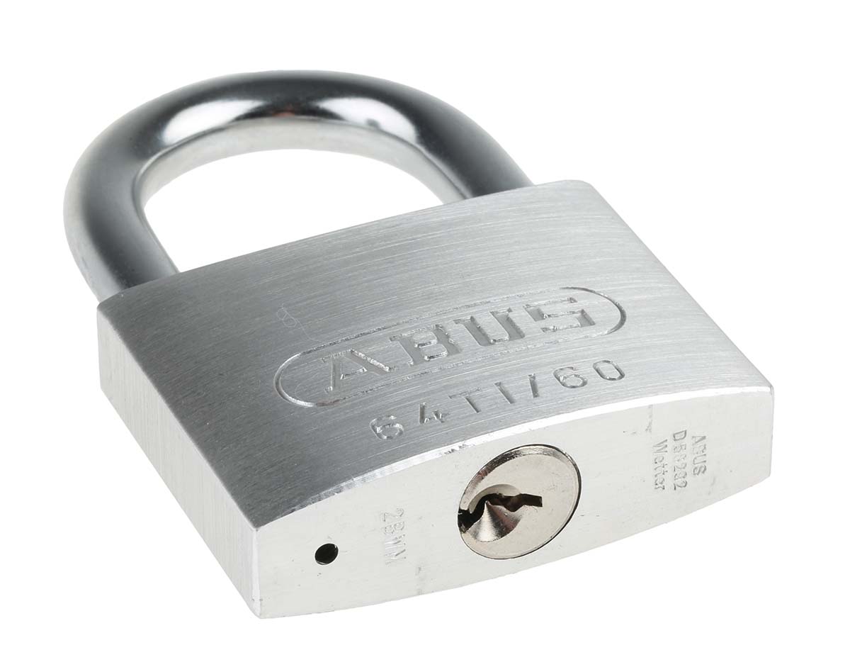 64ti60-ka6607 ABUS Keyed Titalium Weatherproof Padlock Weatherproof Keyed Alike, 9.5 mm Shackle, 33.3mm Body